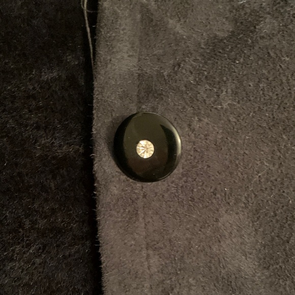 Valentino Dark Teddy Jacket with Fur Accents - Picture 5 of 9